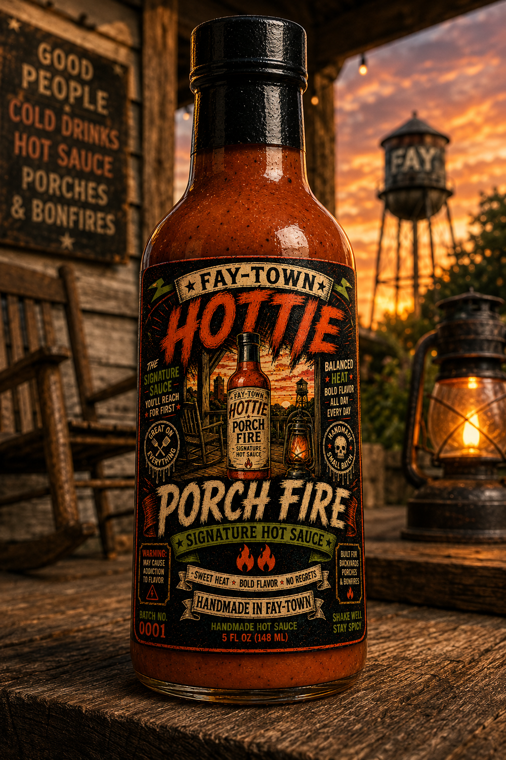 Porch Fire bottle
