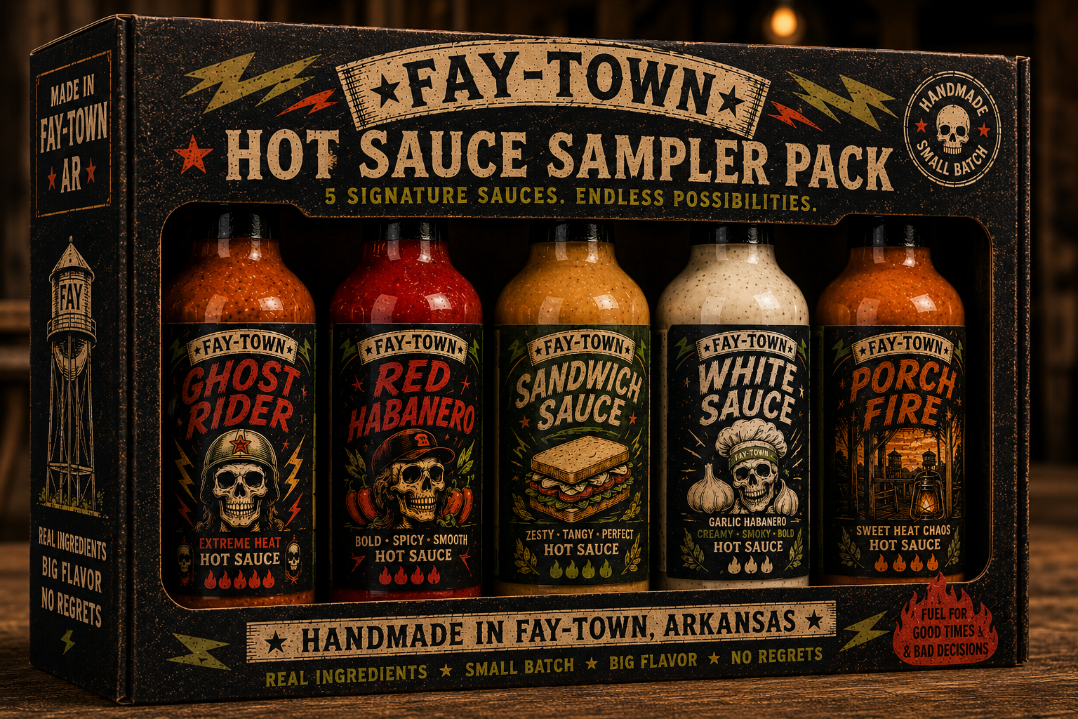 Fay-Town Hottie five bottle starter pack