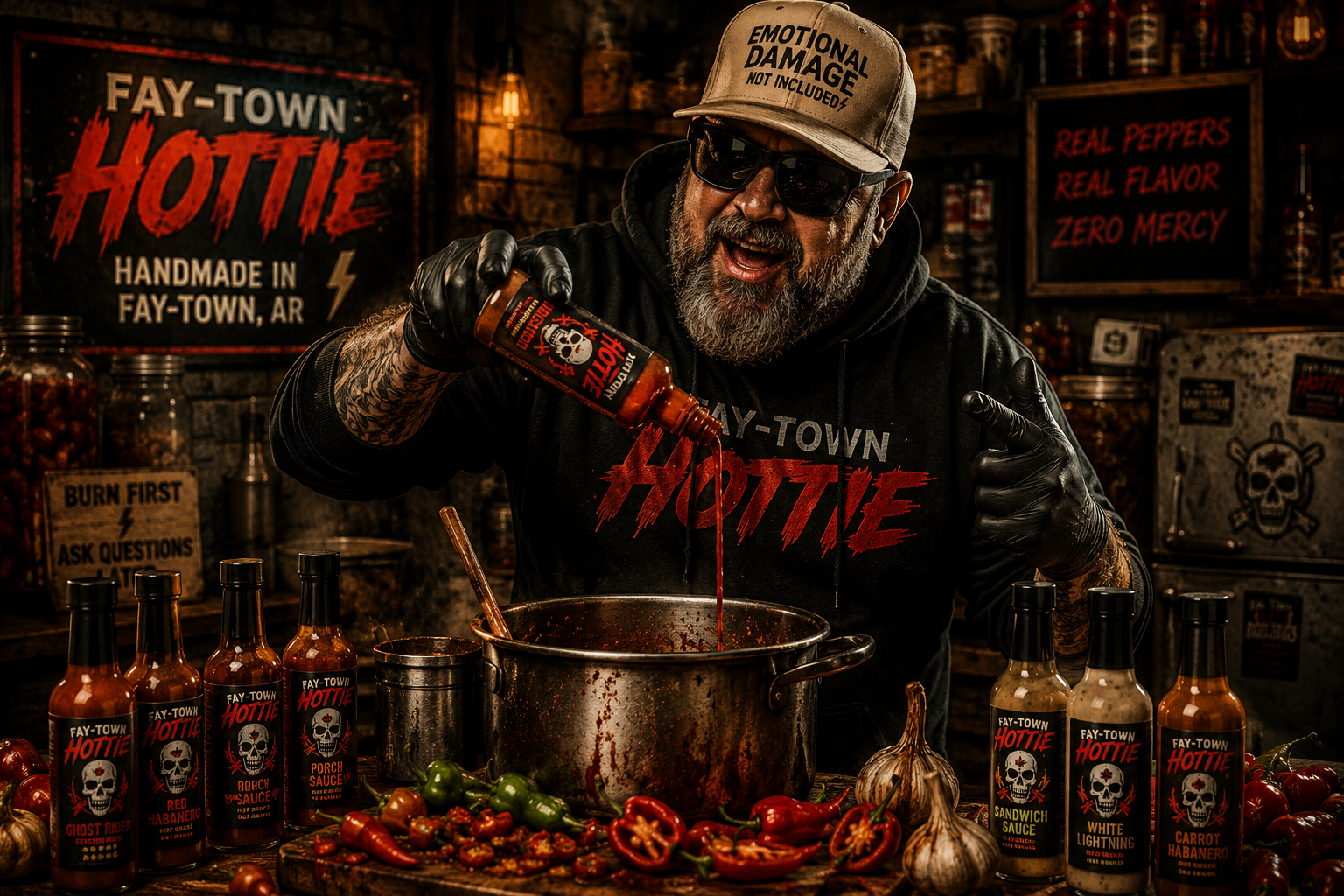 Fay-Town Hottie creator making hot sauce